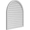 Ekena Millwork Round Top Surface Mount PVC Gable Vent w/ 2"W x 1-1/2"P Brickmould Frame, 38"W x 42"H GVPRT38X4202SN - alternate 4